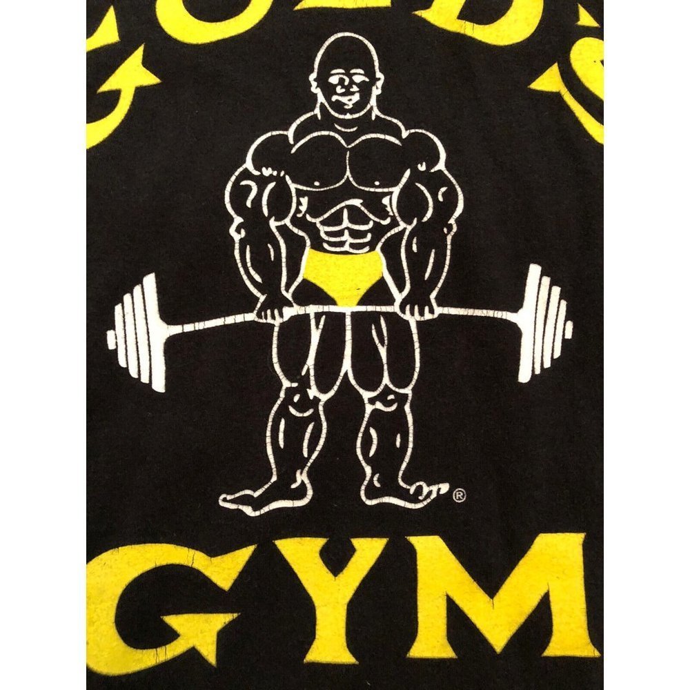 Golds Gym T Shirt Size L Large Short Sleeve Classic Graphic Design Nostalgic - Picture 6 of 8